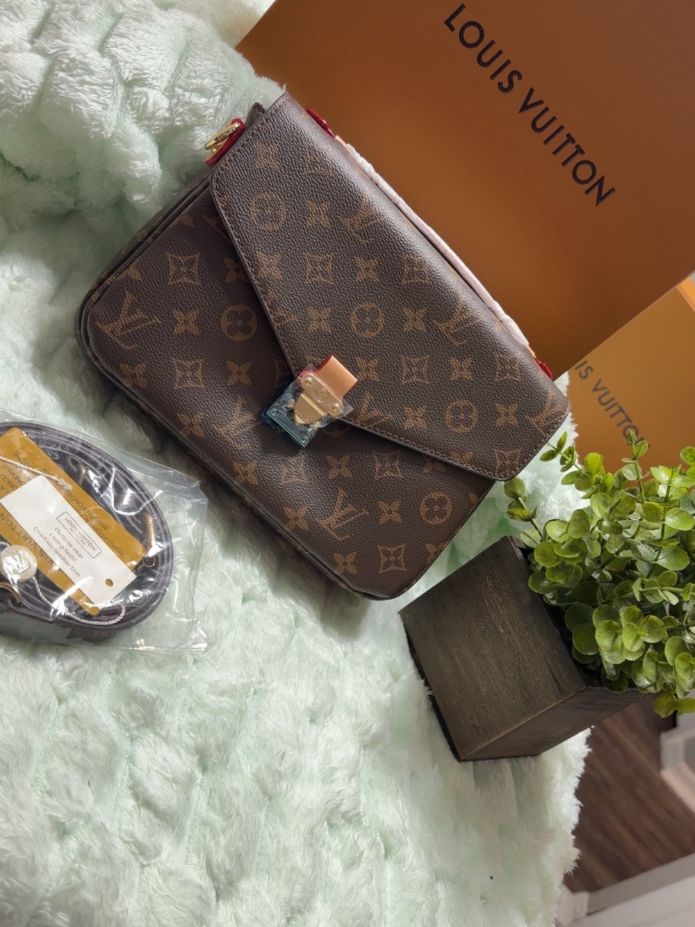 Louis Vuitton Brown Monogram Crossbody Bag